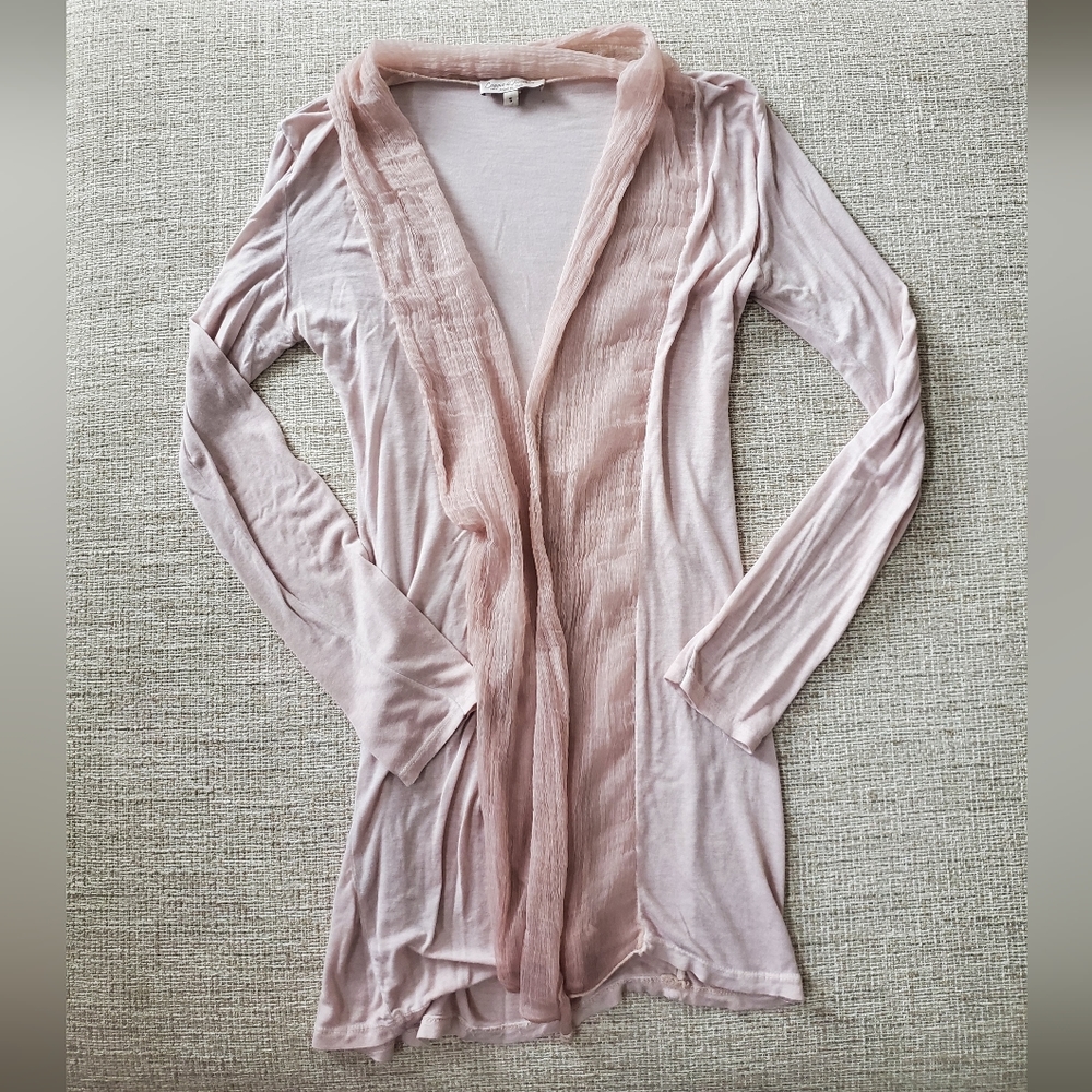 Loggia de Tessitori Silk Trim Cardigan